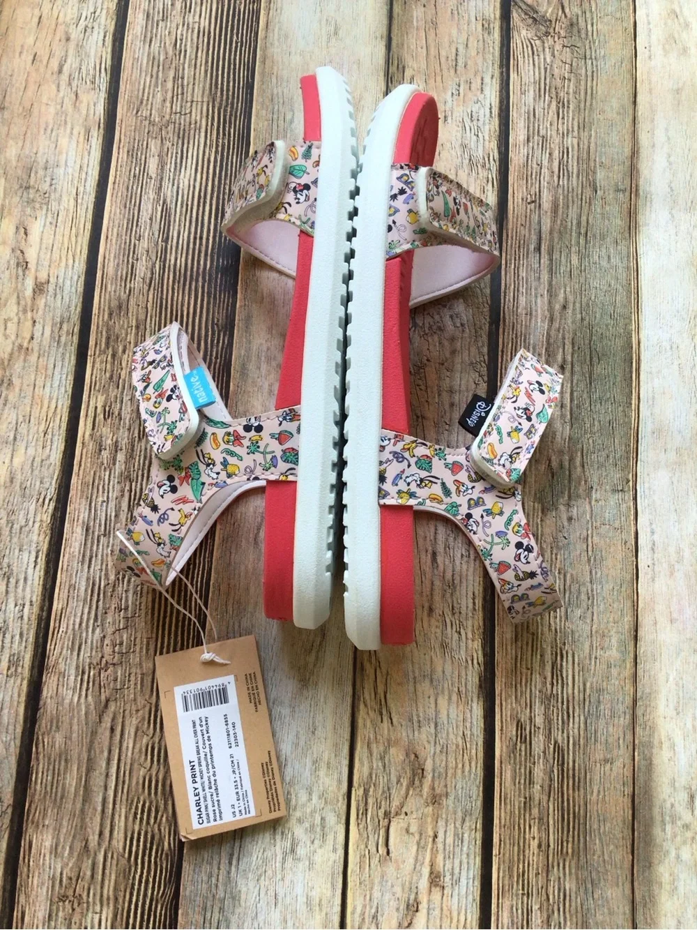 NWT Native + Disney Charley Sandals